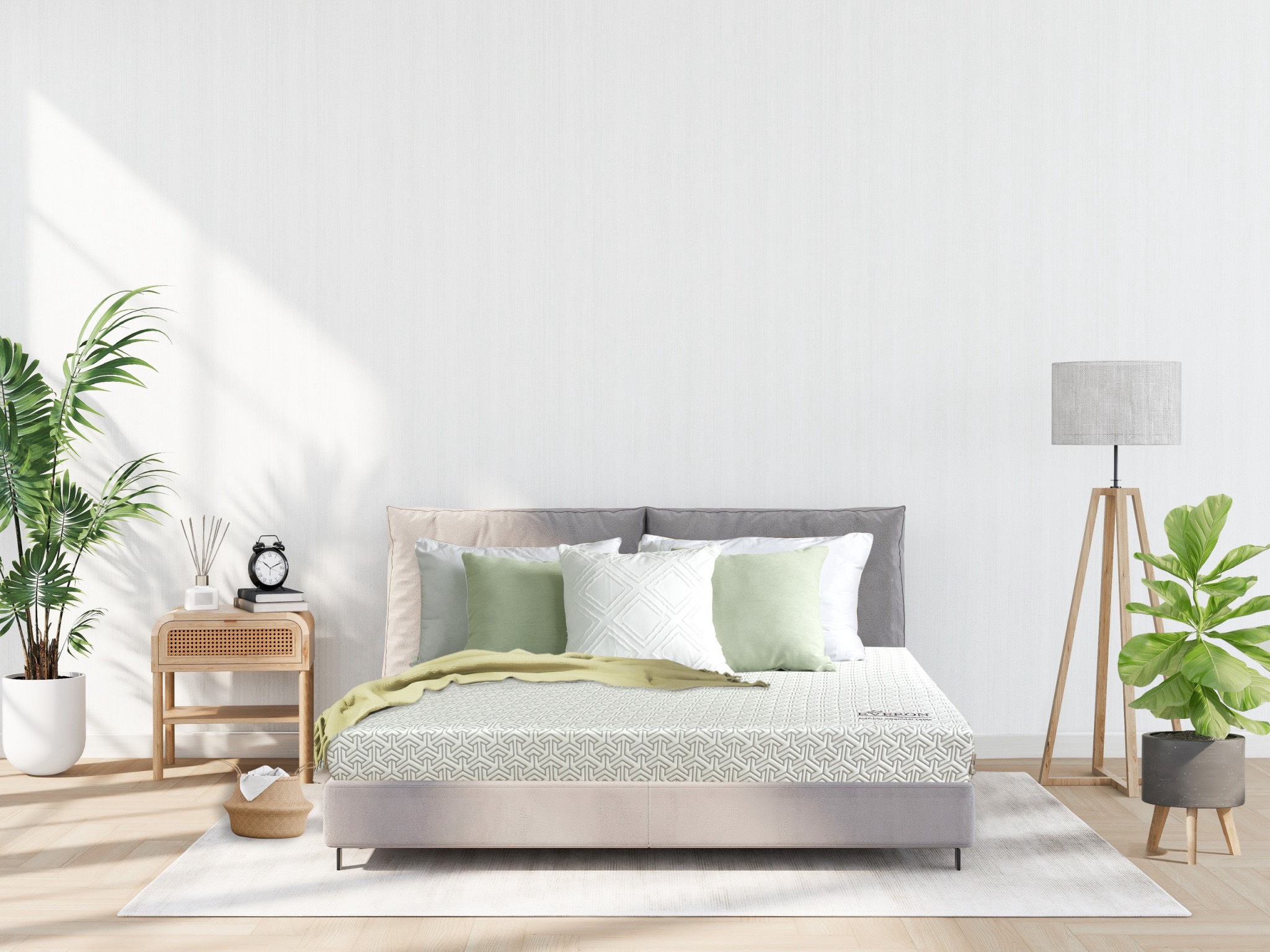 NỆM CAO SU EVERON NATURAL CHARCOAL LATEX