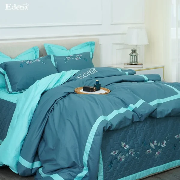 BỘ DRAP EDENA COTTON SOLID 382